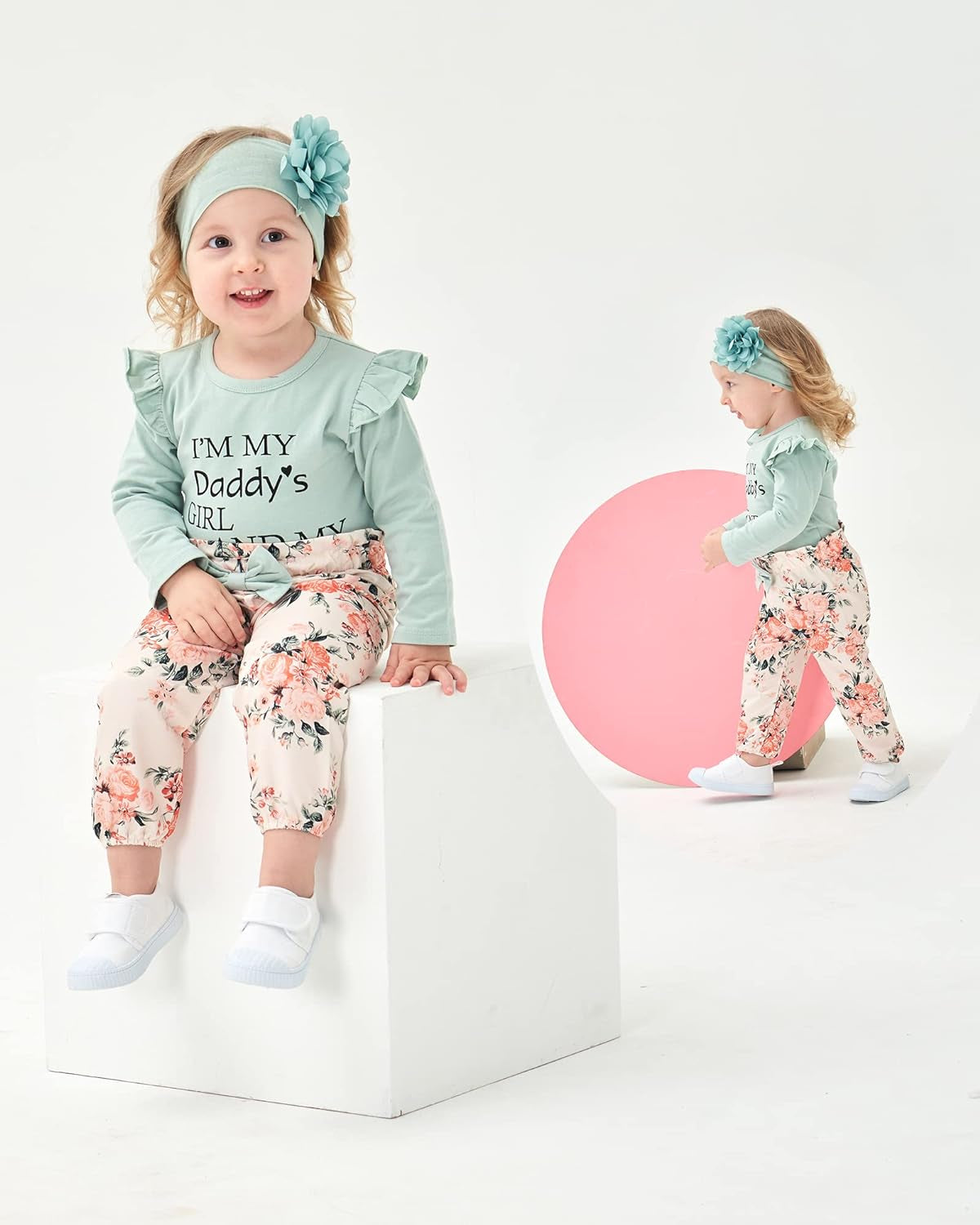 Toddler Girl Romper Set