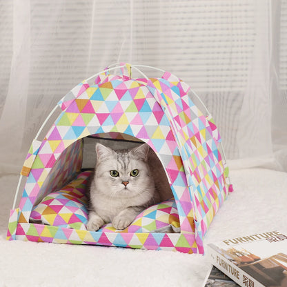CozyShell Pet Tent Bed
