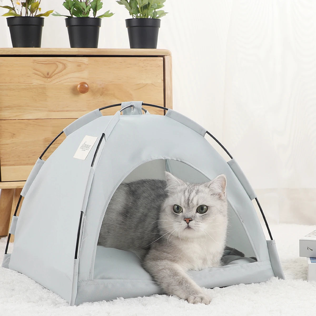 CozyShell Pet Tent Bed