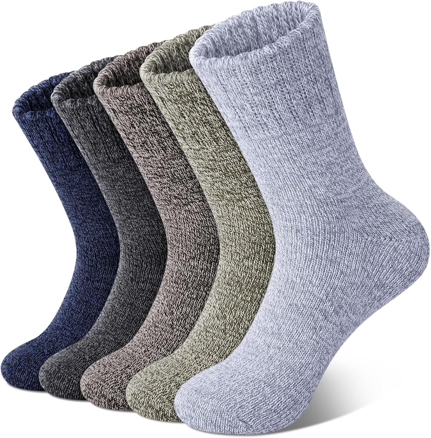 Wool Socks for Women, Winter Warm Stocking Stuffers Gifts for Women Cabin Crew Hiking Boot Socks