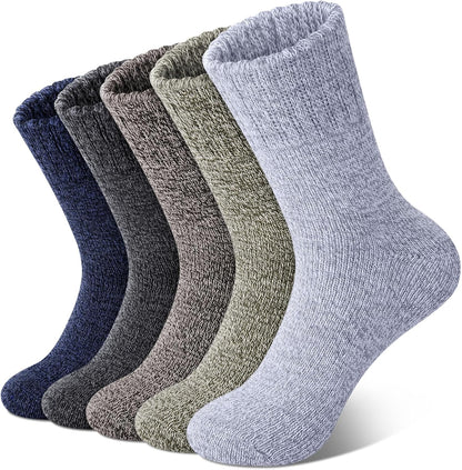 Wool Socks for Women, Winter Warm Stocking Stuffers Gifts for Women Cabin Crew Hiking Boot Socks