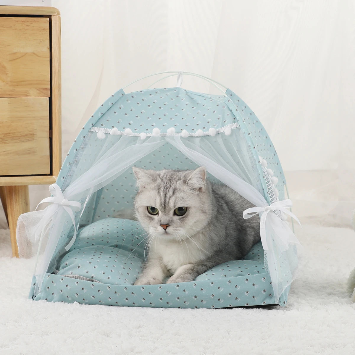 CozyShell Pet Tent Bed
