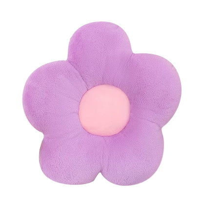Cushion Flower Circular Shape Cloth with Soft Nap Office Classroom Chair Cushion Couch Pillow Bedroom Floor Winter Thick