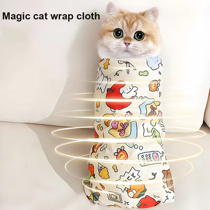 Cat Grooming Wrap Burrito