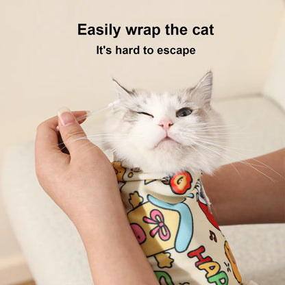 Cat Grooming Wrap Burrito